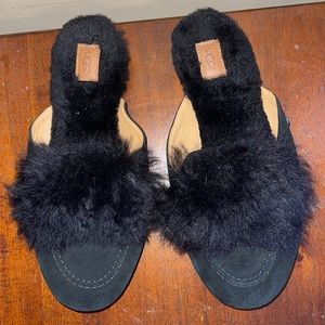 UGG SHAINE WISP LOAFER BLACK 8.5 VERY LIGHTLY WORN